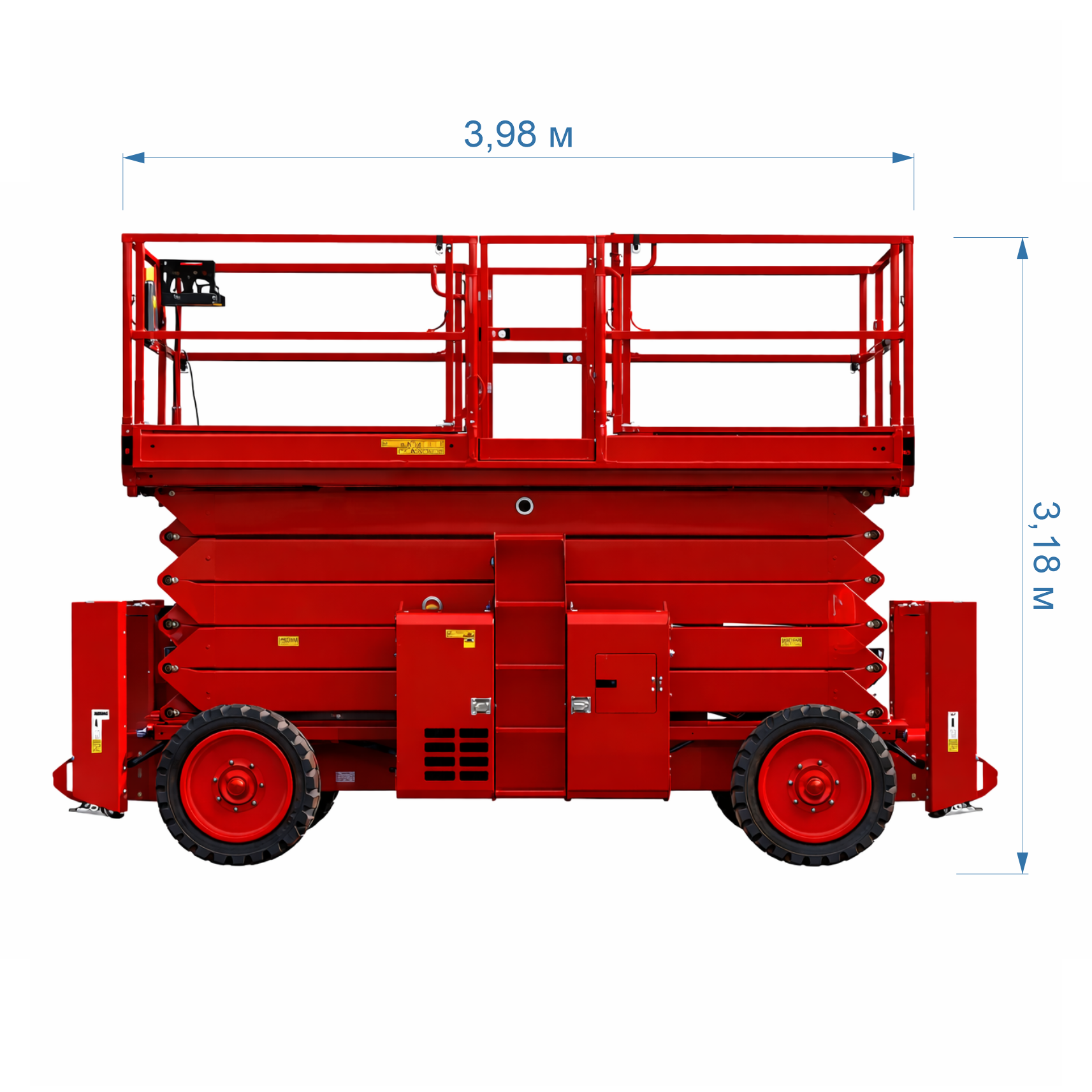 Ножничный дизельный подъемник LGMG SR1623D